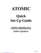 Acoustic Research AW880 Quick Setup Manual