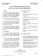 Bell System 5100AM Manual