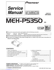 Pioneer MEH-P5350 Service Manual