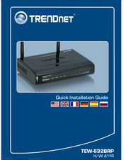 TRENDnet TEW 632BRP - Wireless Router Quick Installation Manual