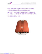 AXELL D-MBR 3007-3008-PS Product Description And User's Manual