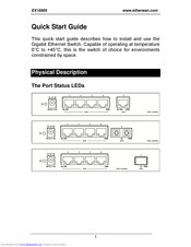 Gigabit Sistems EX16905 Quick Start Manual