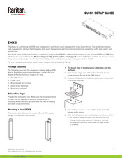 Raritan EMX Quick Setup Manual