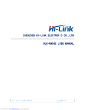 SHENZHEN HI-LINK HLK-RM08S User Manual