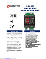 Datakom DKM-407 User Manual