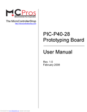 MCpros PIC-P40-28 User Manual