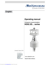 DeltaOHM HD52.3D... series Operating Manual