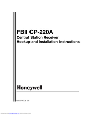 Honeywell FBII CP-220A Hookup And Installation Instructions