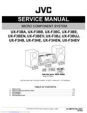 JVC CA-UXF3H Service Manual