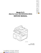 Ricoh S-C1 Service Manual