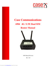 Case Communications 6904 User Manual