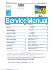 Philips 231P4UPES/00 Service Manual