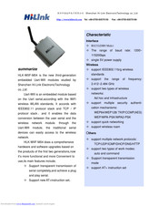 Hi-Link HLK-WIIF-M04 Manual