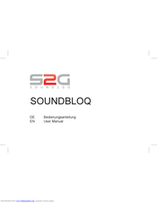 SOUND2GO SOUNDBLOQ User Manual