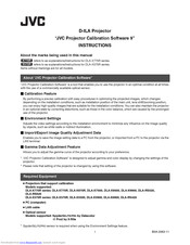 JVC DLA-X770R Instructions Manual