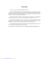 Powtran PR5200 030G3 User Manual