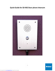 Aristel SD-902 Quick Manual