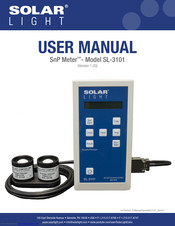 Solar Light SnP Meter SL-3101 User Manual