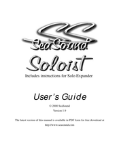 SeaSound SOLOIST User Manual