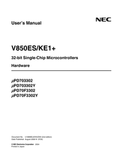 Nec V850ES/KE1+ User Manual