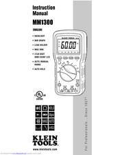 Klein Tools MM1300 Instruction Manual