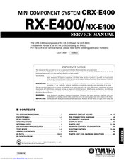 Yamaha CRX-E400 Service Manual