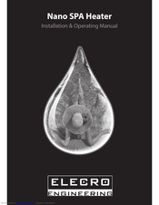 Elecro Engineering Nano SPA Heater Installation & Operating Manual