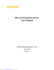 KYLAND Technology DG-A6 User Manual