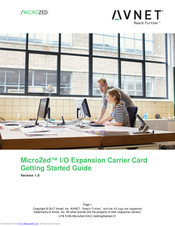 Avnet MicroZed Getting Started Manual