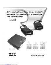 Rextron VCUA-90 User Manual