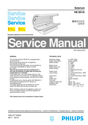 Philips HB 581/A Service Manual