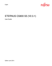 Fujitsu ETERNUS CS800 S5 User Manual