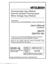 Mitsubishi Q64TD User Manual