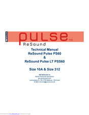 ReSound Pulse LT PSS60 Technical Manual