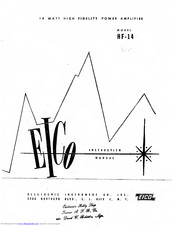 Eico HF-14 Instruction Manual