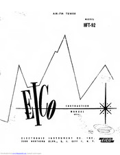 Eico HFT-92 Instruction Manual