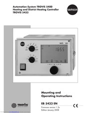Samson TROVIS 5433 Mounting And Operating Instructions