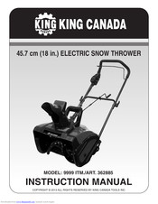 King Canada 9999 ITM Instruction Manual