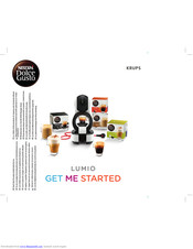 Krups nescafe dolce gusto lumio Getting Started