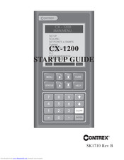 Contrex CX-1200 Startup Manual