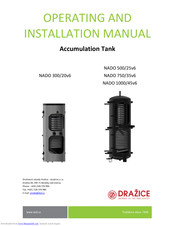 Drazice NADO 1000/45v6 Operating And Installation Manual