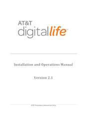 AT&T Digital Life Installation And Operation Manual