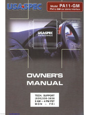 usa-spec PA11-GM Owner's Manual