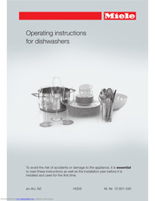 Miele HG05 Operating Instructions Manual