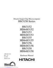 Hitachi H8/3152 Hardware Manual