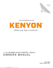 Kenyon B40547PUPS Owner's Manual