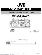 JVC MX-KB15 Service Manual