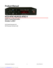 Contemporary Research ICC2-ATSC 4 Product Manual