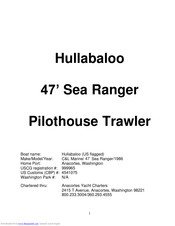 C&L Marine Hullabaloo Operation Manual