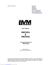 BVM PMCSIO4 User Manual